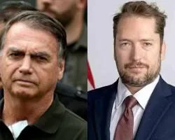 Arte comparando os perfis de Donald Trump e Lula sob o título de fechamento de portas diplomáticas.