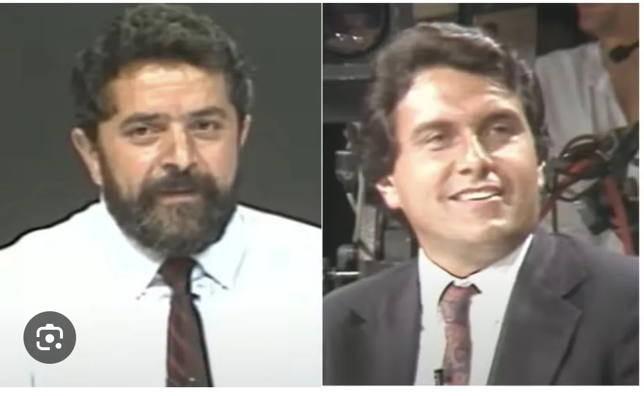 Debate histórico Lula x Caiado em 1989