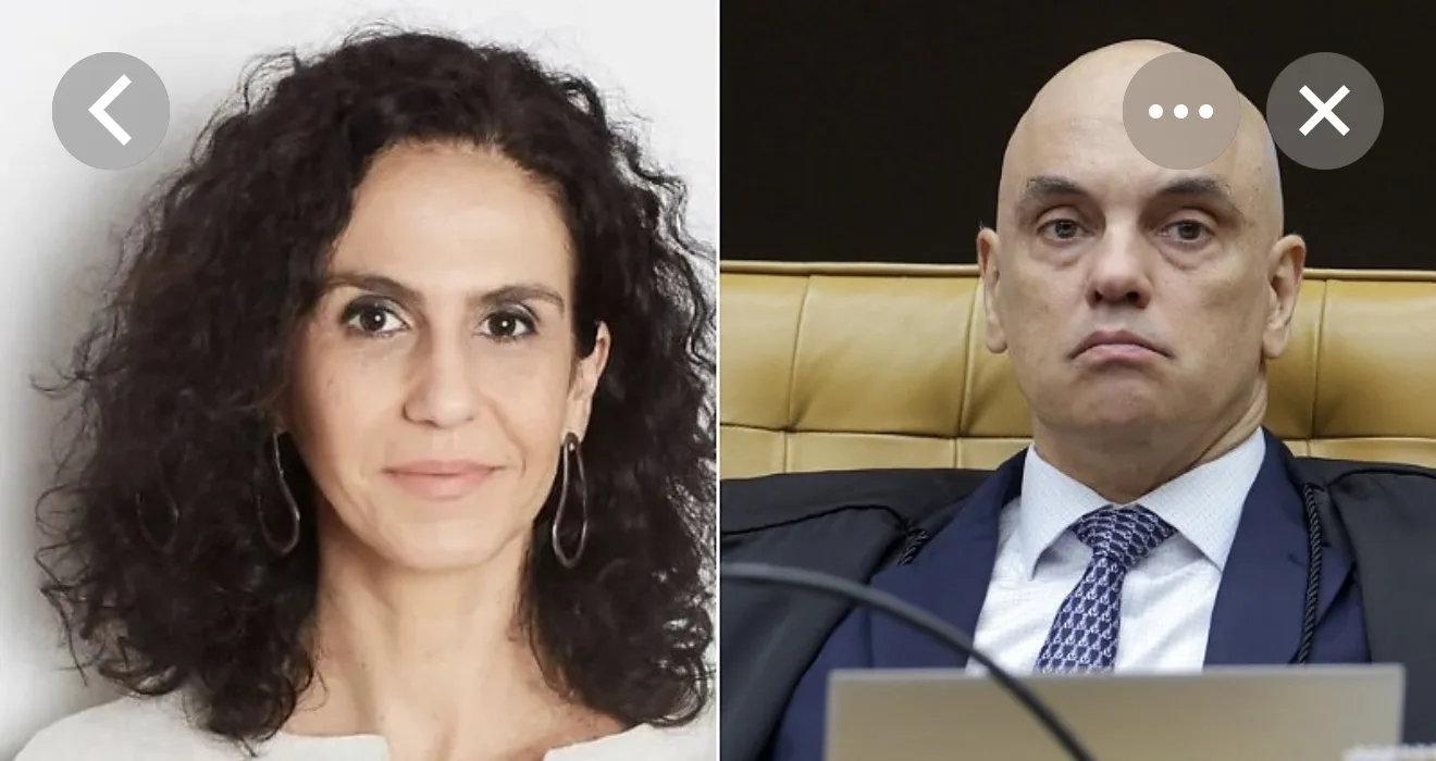 Ministro Alexandre de Moraes durante sessão plenária no Supremo Tribunal Federal.