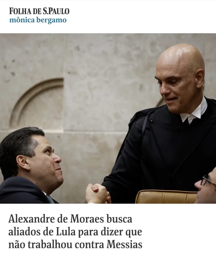 O ministro Alexandre de Moraes durante sessão plenária no Supremo Tribunal Federal em Brasília.