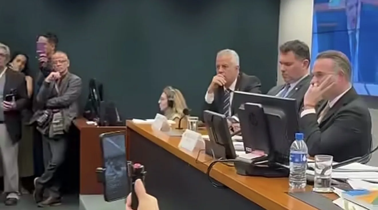 O deputado federal Hugo Motta durante sessão oficial na Câmara dos Deputados em Brasília.