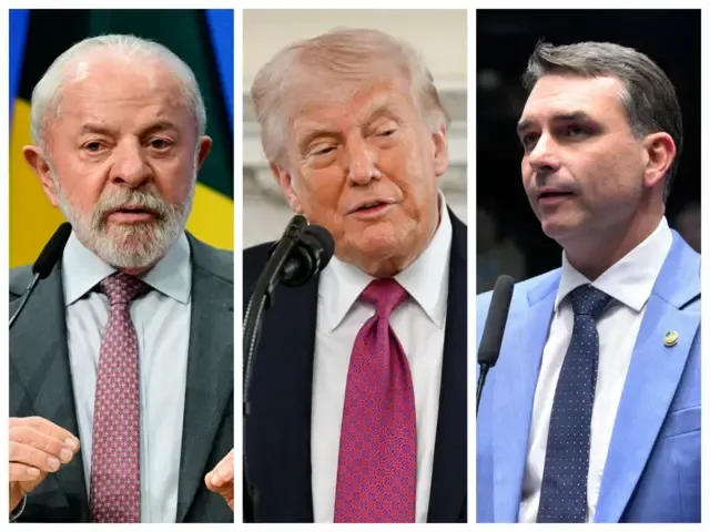 Foto de reunião diplomática oficial entre autoridades do Brasil e dos Estados Unidos.