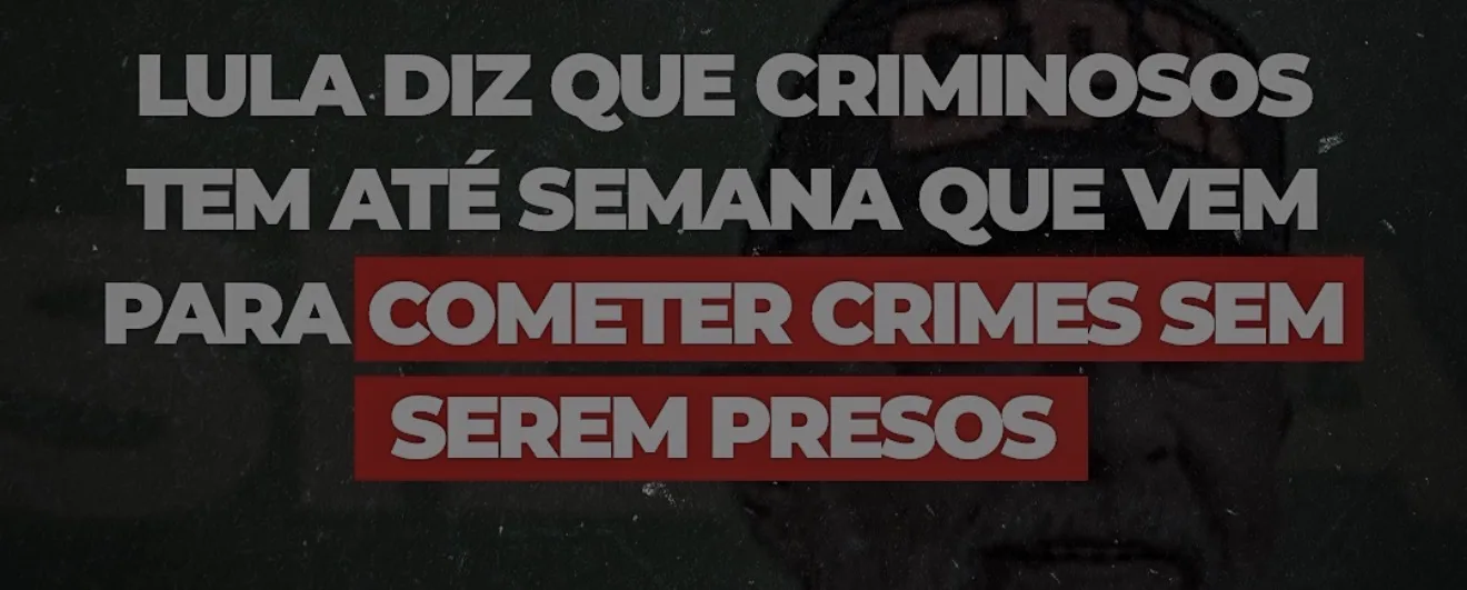 MAIS UM ABSURDO DO GOVERNO LULA