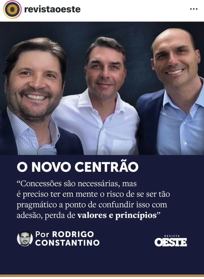 REVISTA OESTE RACHA COM O BOLSONARISMO