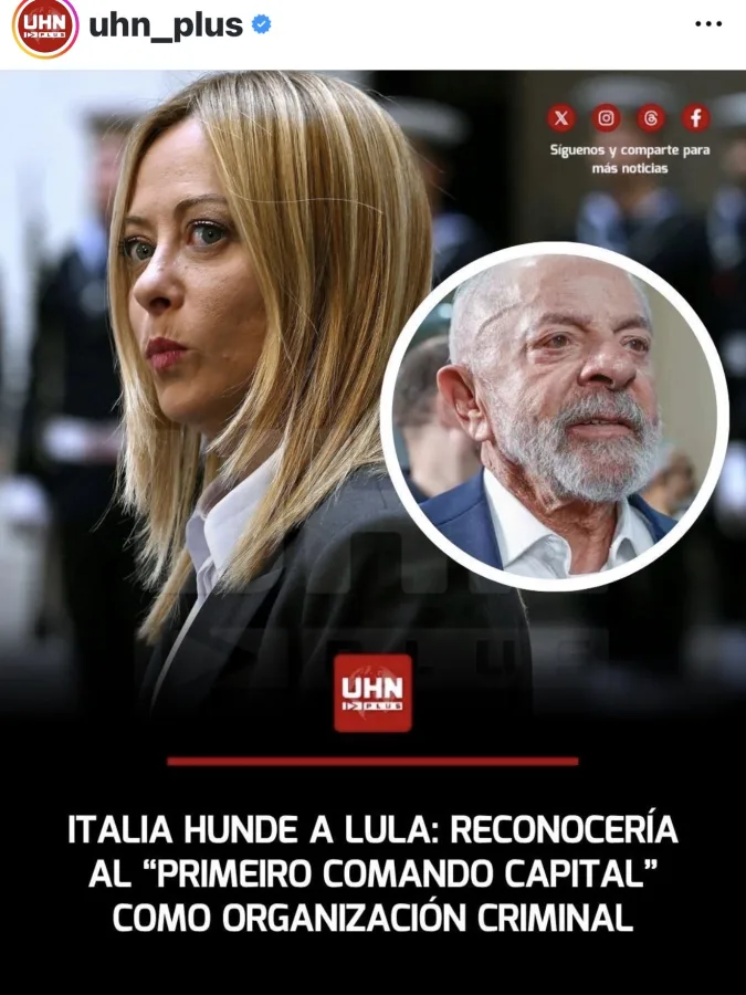 A primeira-ministra da Itália Giorgia Meloni em evento oficial representando a soberania europeia.