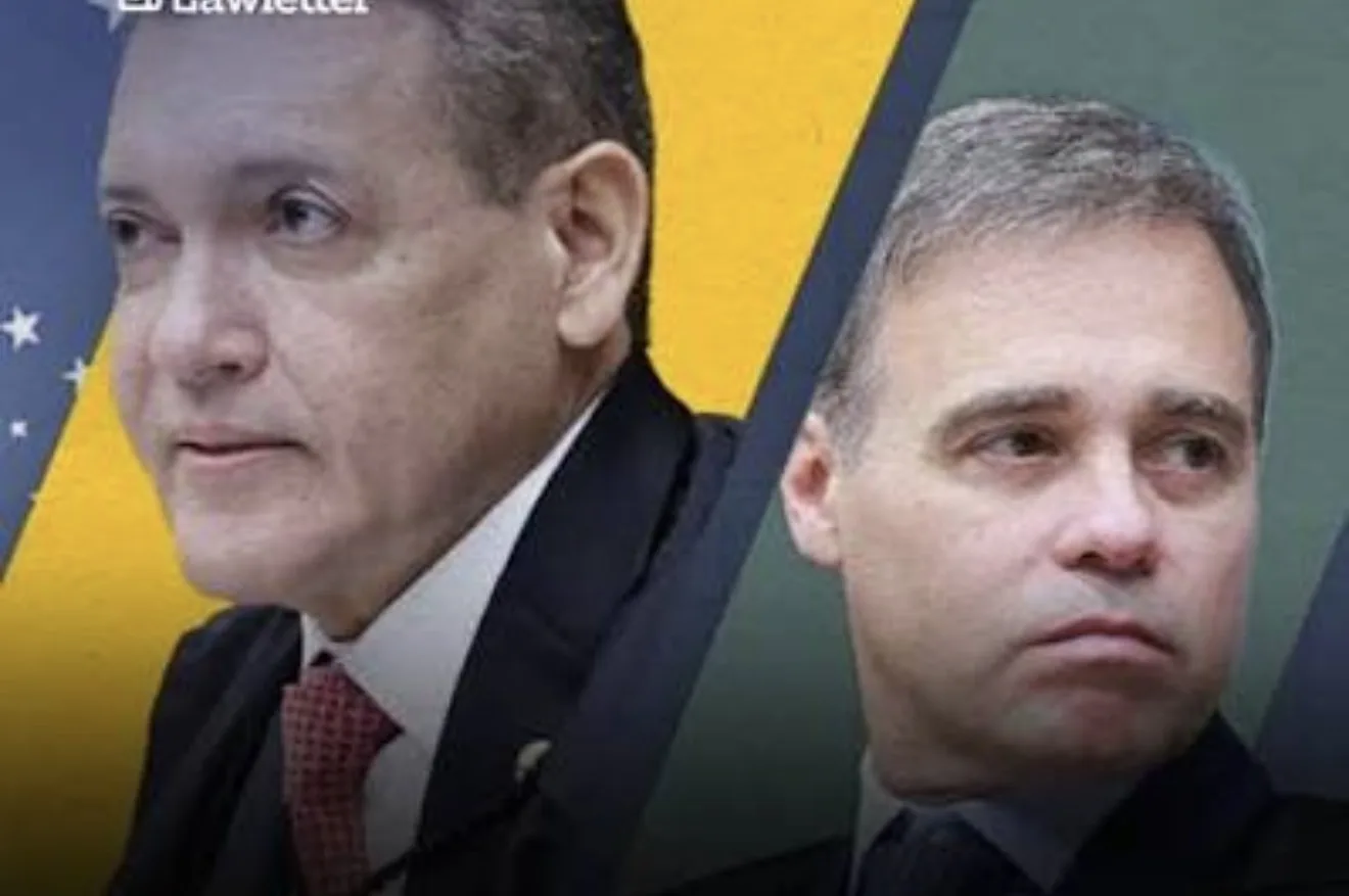 Ministro Kassio Nunes Marques durante sessão solene no Tribunal Superior Eleitoral.