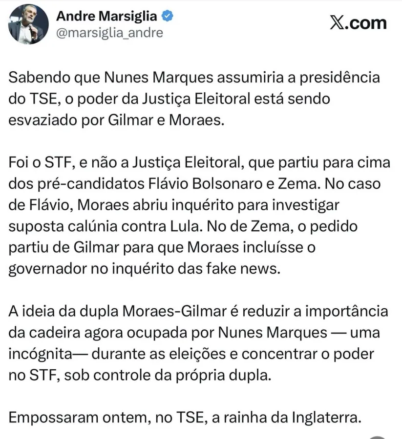 Fachada do prédio do Tribunal Superior Eleitoral TSE em Brasília com bandeira do Brasil.