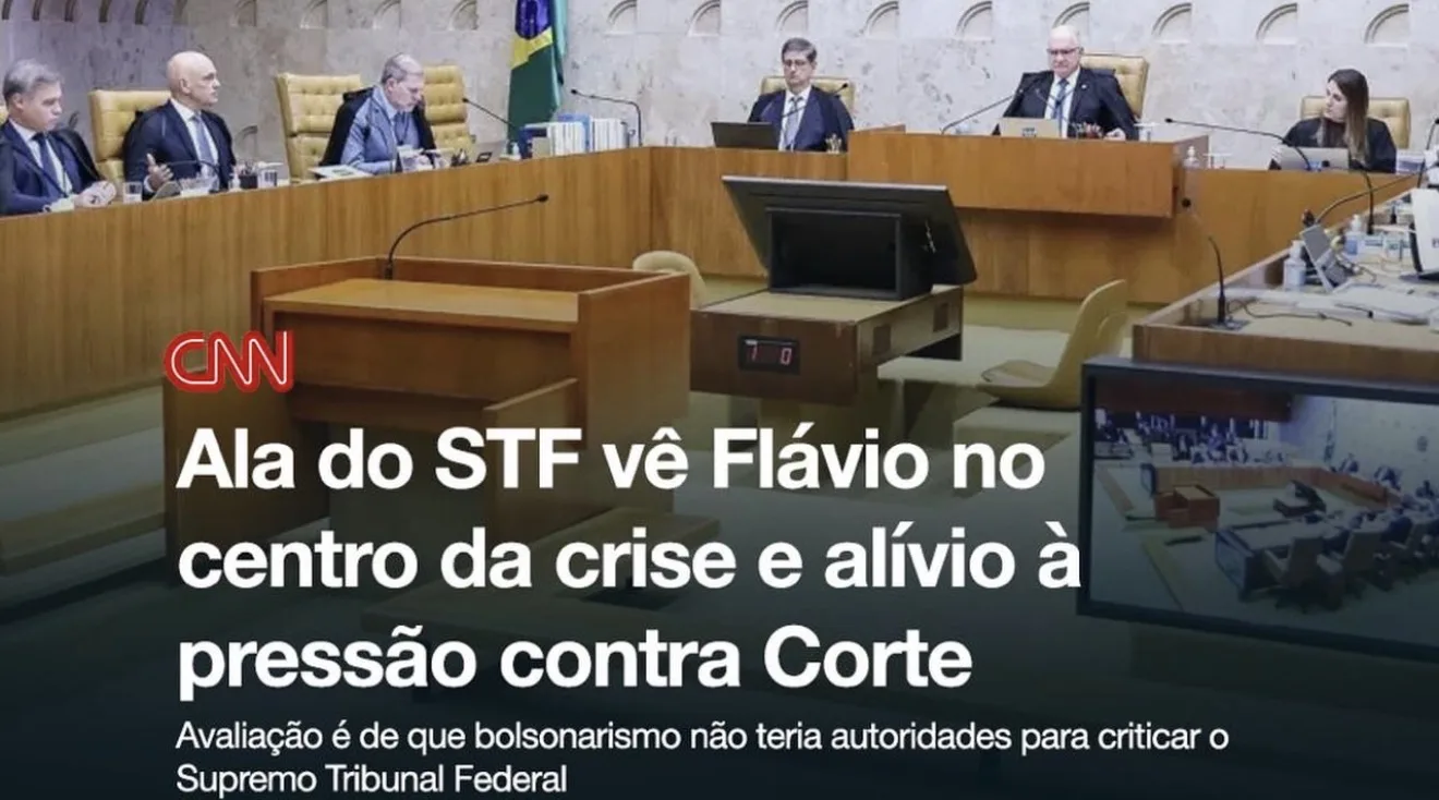 Plenário do Supremo Tribunal Federal durante sessão com ministros em Brasília