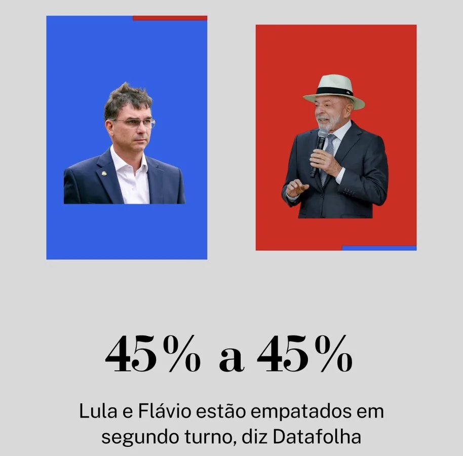 O senador Flávio Bolsonaro discursa durante sessão plenária no Congresso Nacional em Brasília.