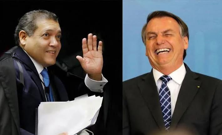 Ministro Kassio Nunes Marques discursa durante cerimônia oficial de posse na presidência do TSE