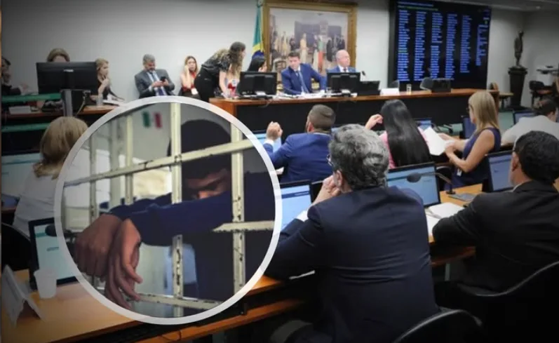Plenário da CCJ na Câmara dos Deputados durante análise de propostas legislativas urgentes