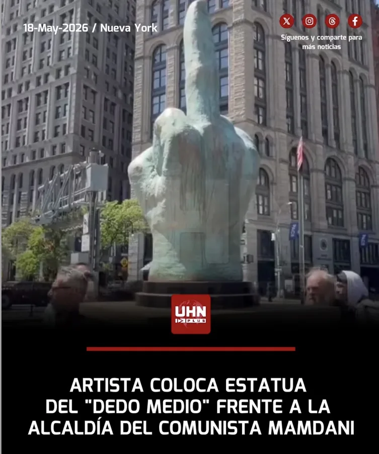 Protesto artístico contra legislador socialista em Nova York
