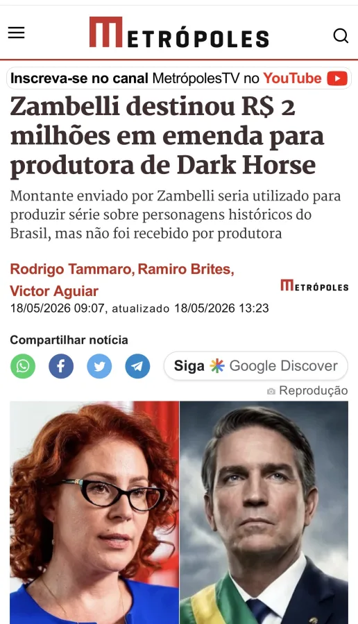 Ex-deputada federal Carla Zambelli durante sessão legislativa.