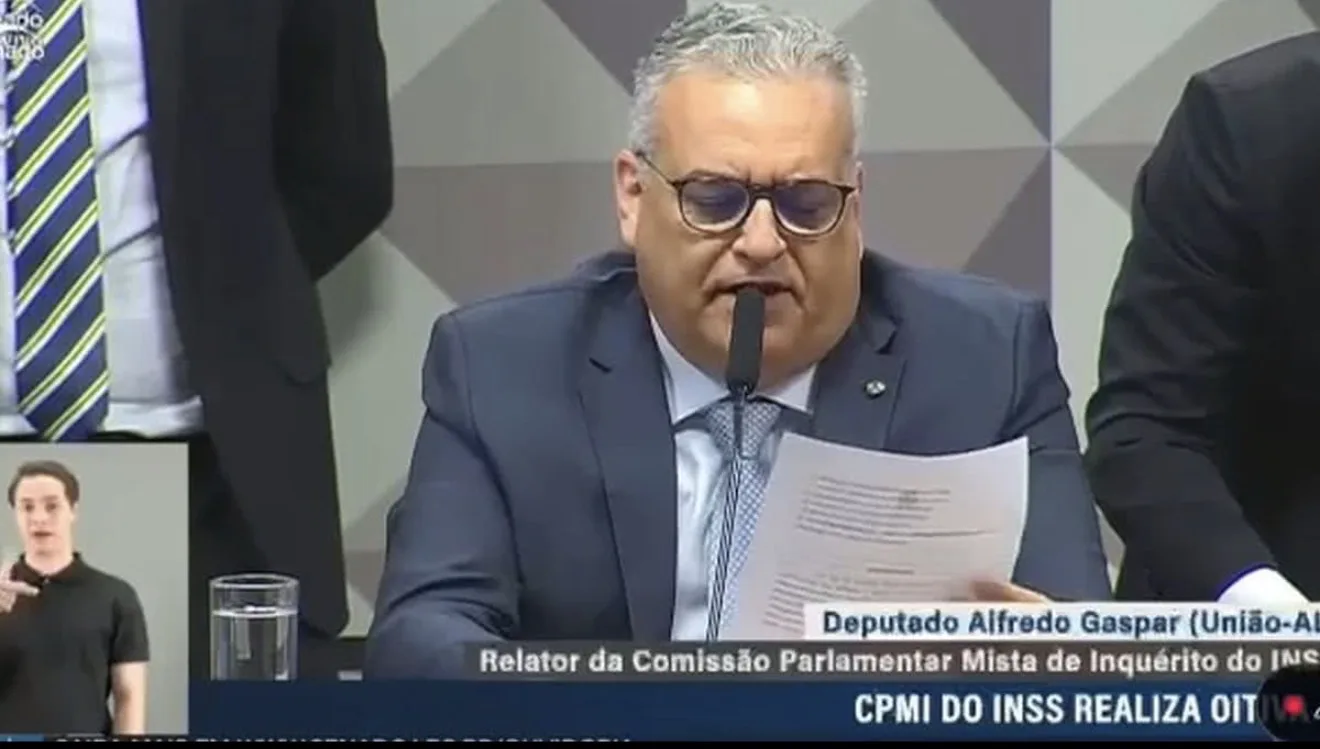 Alfredo Gaspar coletiva imprensa CPMI INSS defesa acusação Lindbergh Soraya Thronicke
