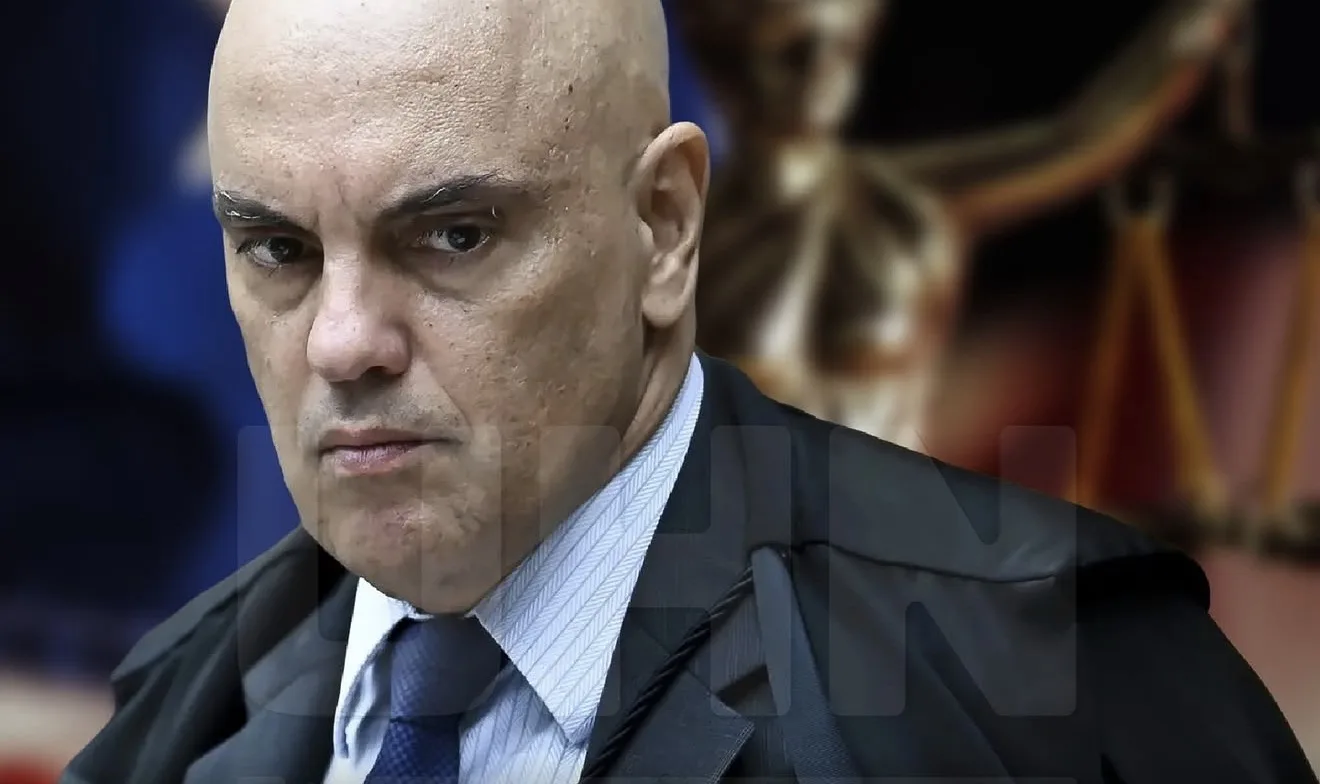 Ministro Alexandre de Moraes em julgamento no plenário do Supremo Tribunal Federal