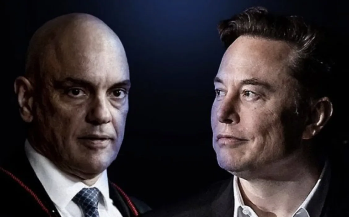 Elon Musk e Alexandre de Moraes confronto STF liberdade expressão