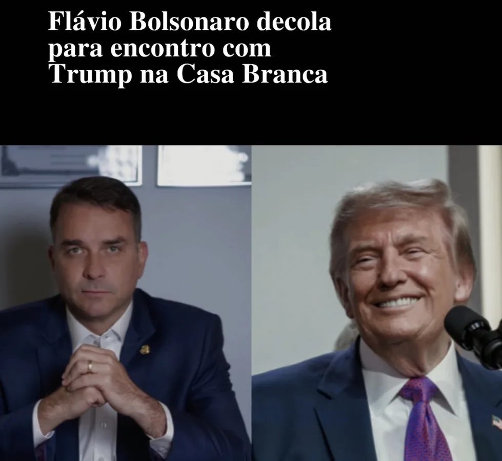 Senador Flávio Bolsonaro em sessão no Senado Federal do Brasil.