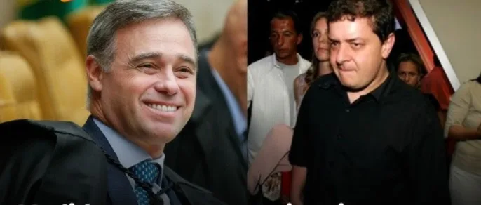 O ministro André Mendonça de perfil durante sessão plenária oficial no Supremo Tribunal Federal.