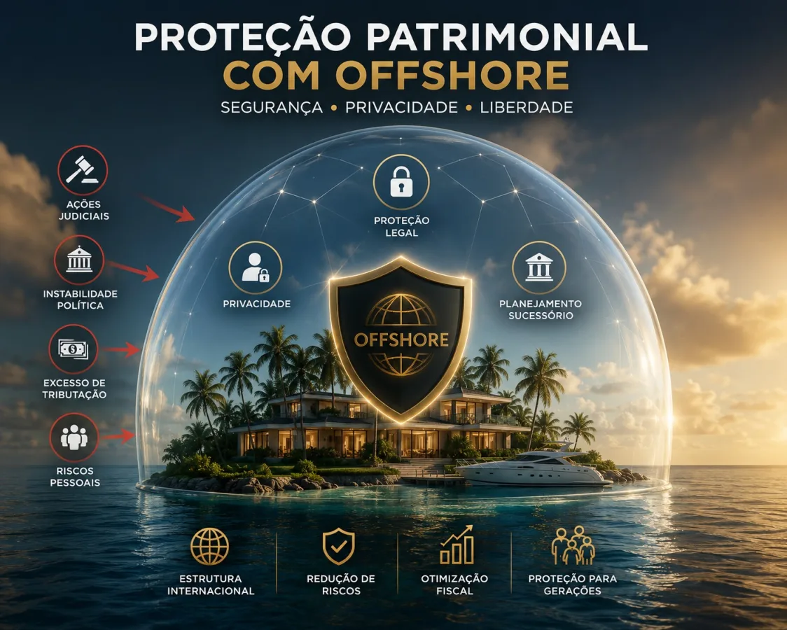 Estrutura híbrida holding brasileira e offshore Uruguai para proteção e planejamento sucessório patrimonial