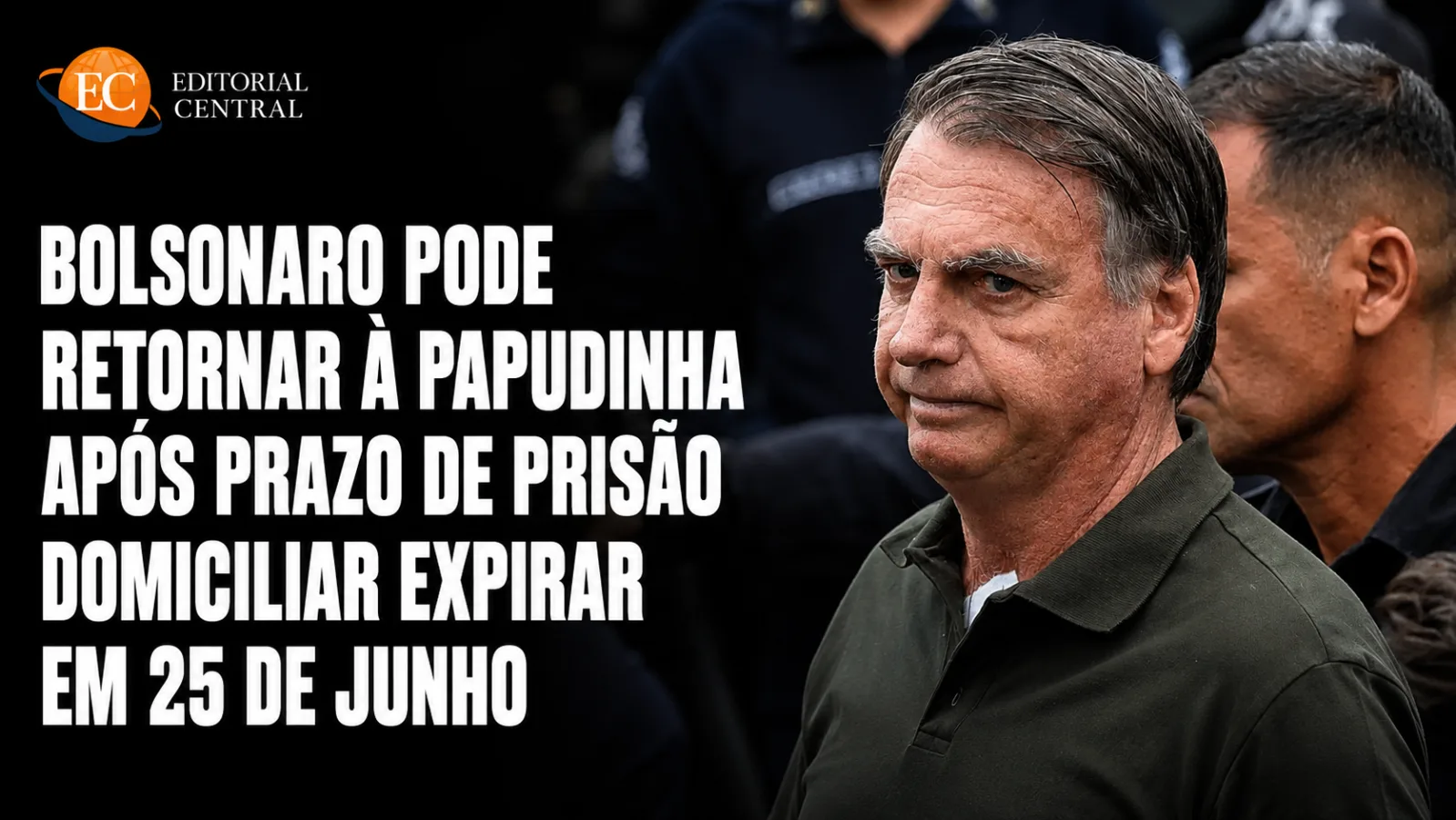 Jair Bolsonaro em prisão domiciliar no condomínio Solar de Brasília com tornozeleira eletrônica
