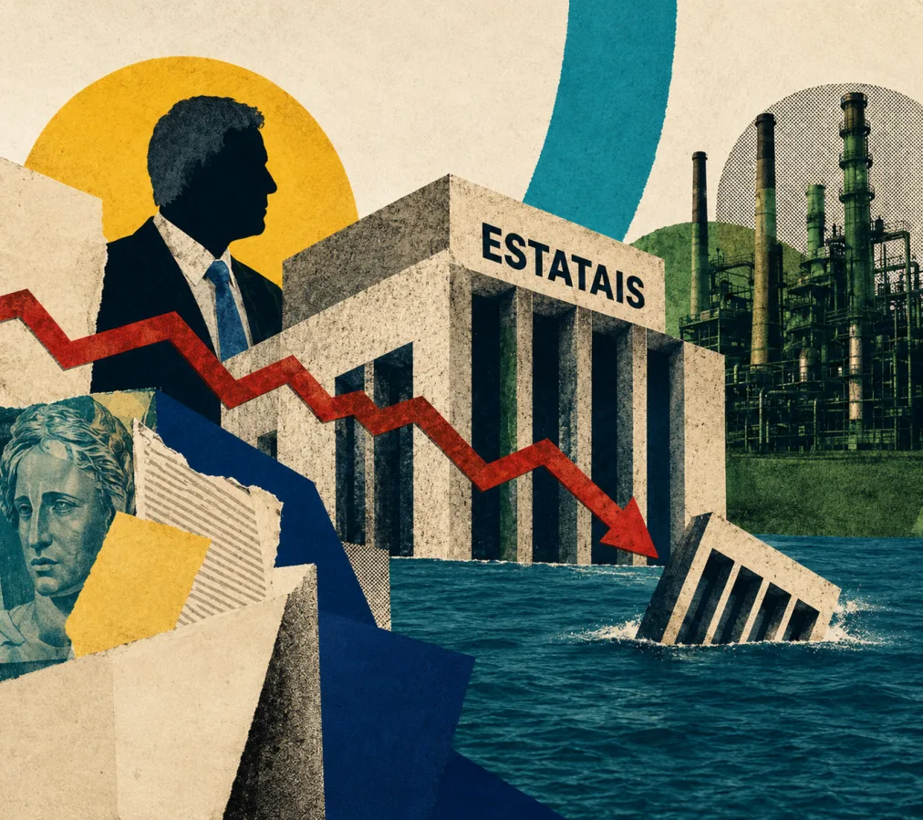Gráfico ou dados do Banco Central sobre déficit das empresas estatais federais