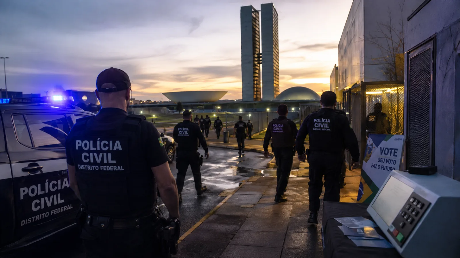 Operação policial contra grupo suspeito de planejar atentados em Brasília