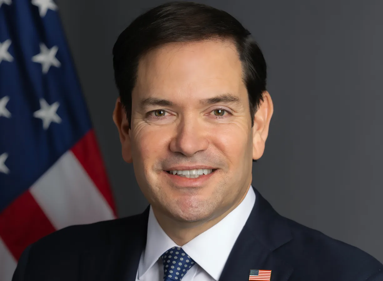Retrato oficial do secretário de Estado dos Estados Unidos, Marco Rubio