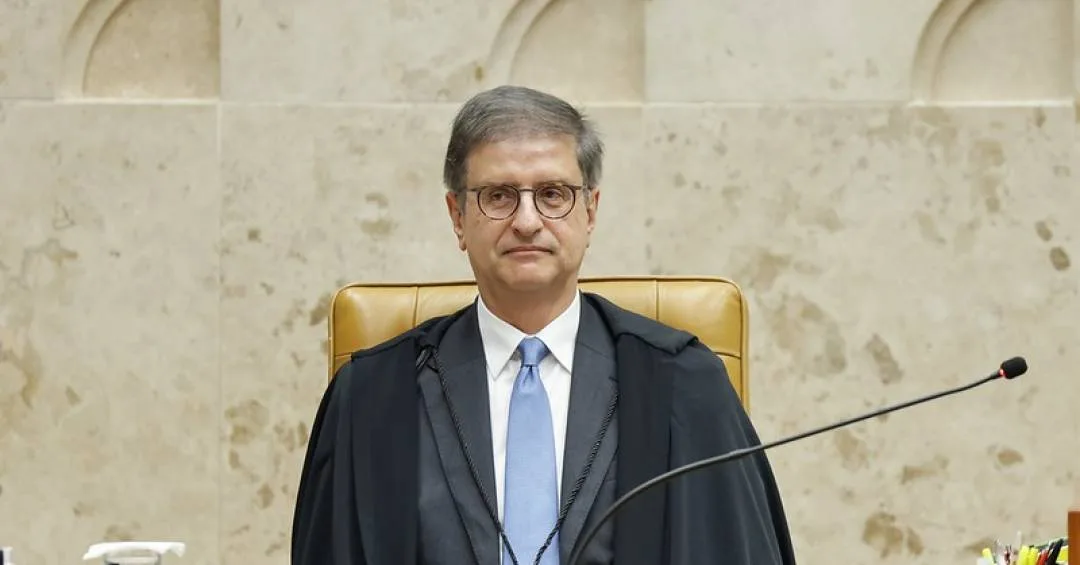 Ministro André Mendonça durante sessão do Supremo Tribunal Federal