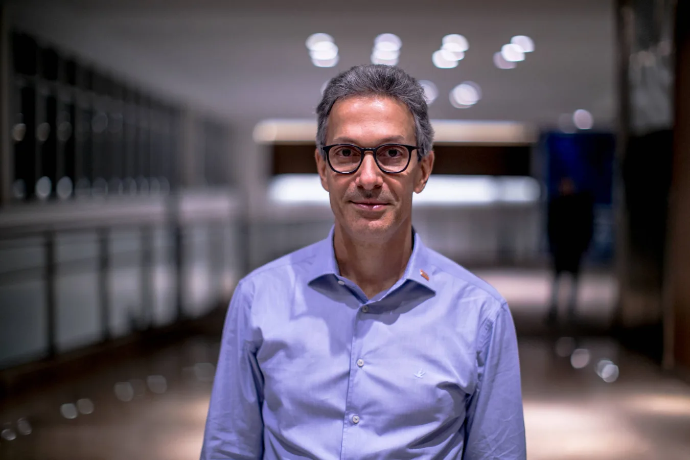 Romeu Zema durante evento político