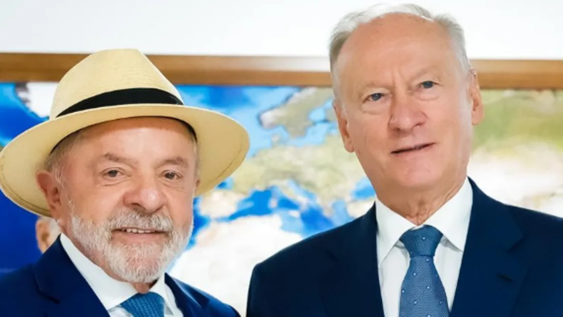 Presidente Lula recebe Nikolai Patrushev, assessor de Vladimir Putin, durante visita ao Brasil