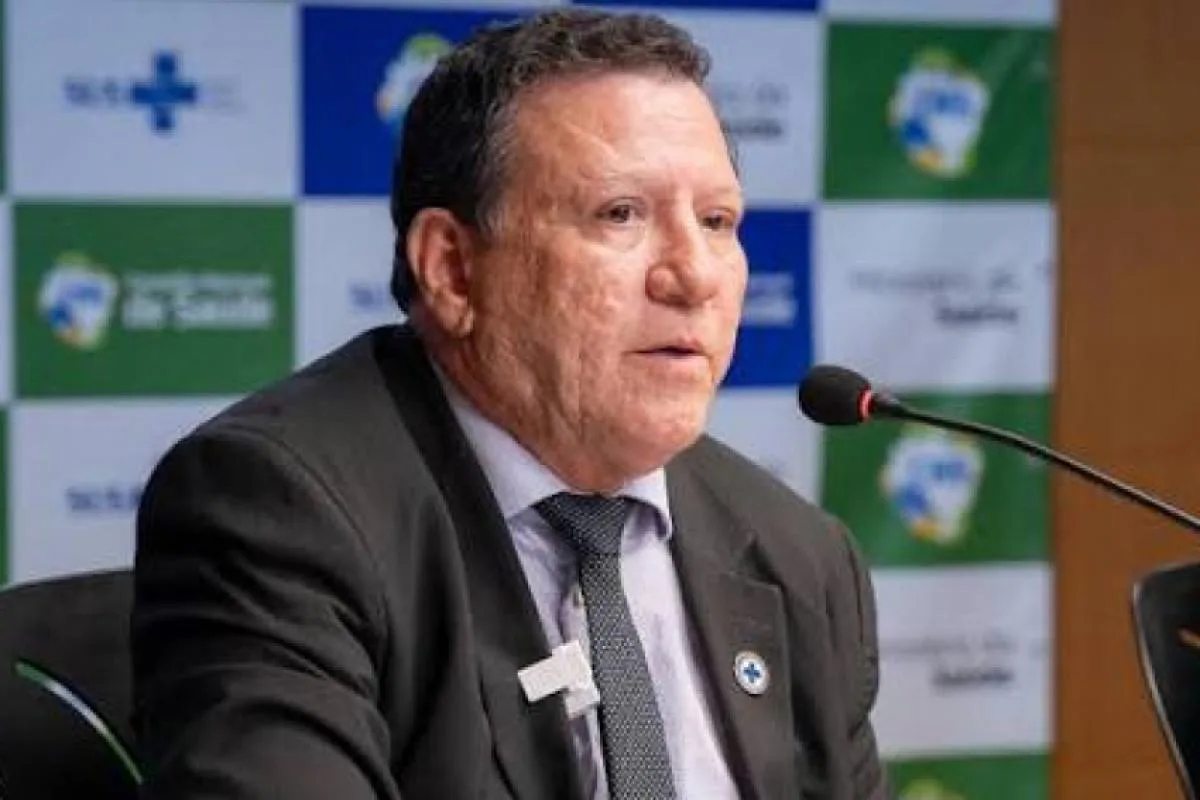 Swedenberger Barbosa durante evento no Ministério da Saúde