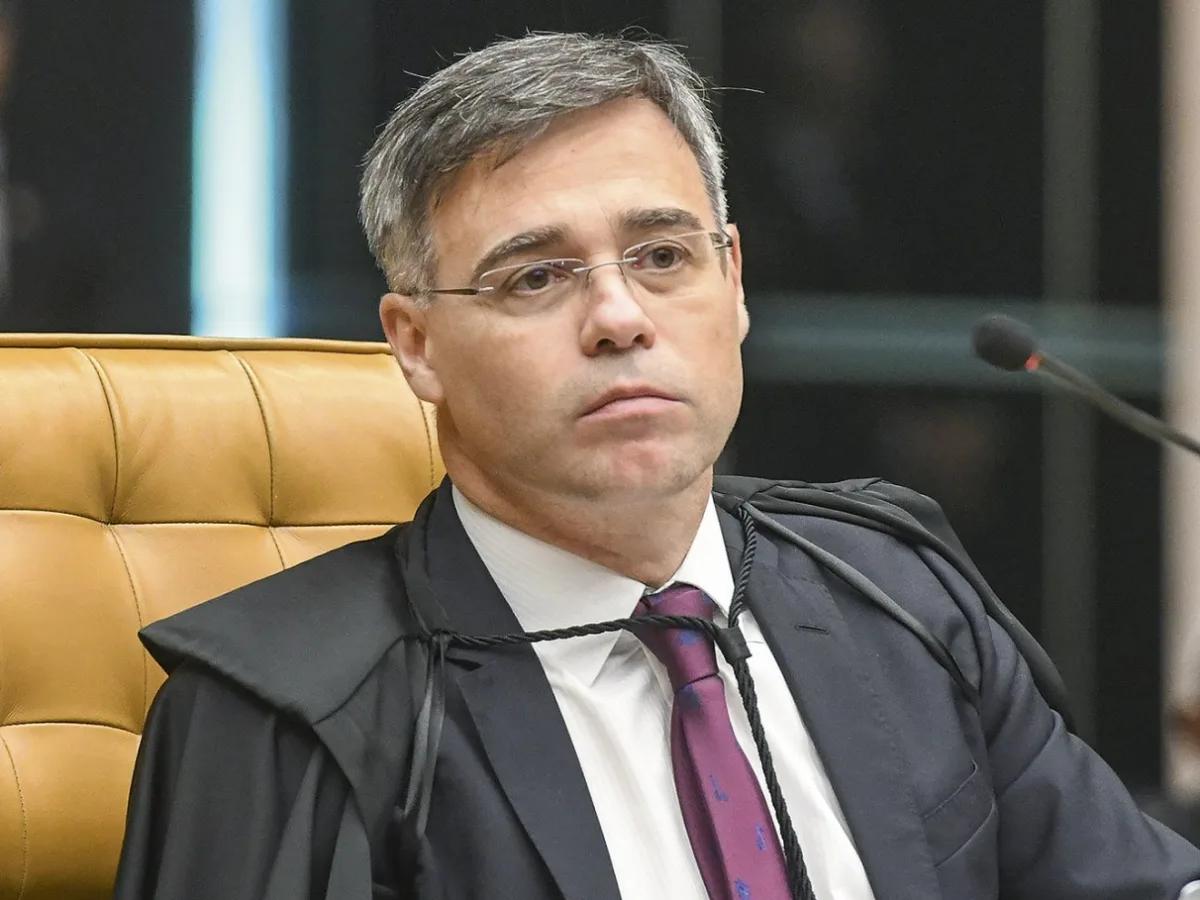 Ministro André Mendonça durante sessão do Supremo Tribunal Federal