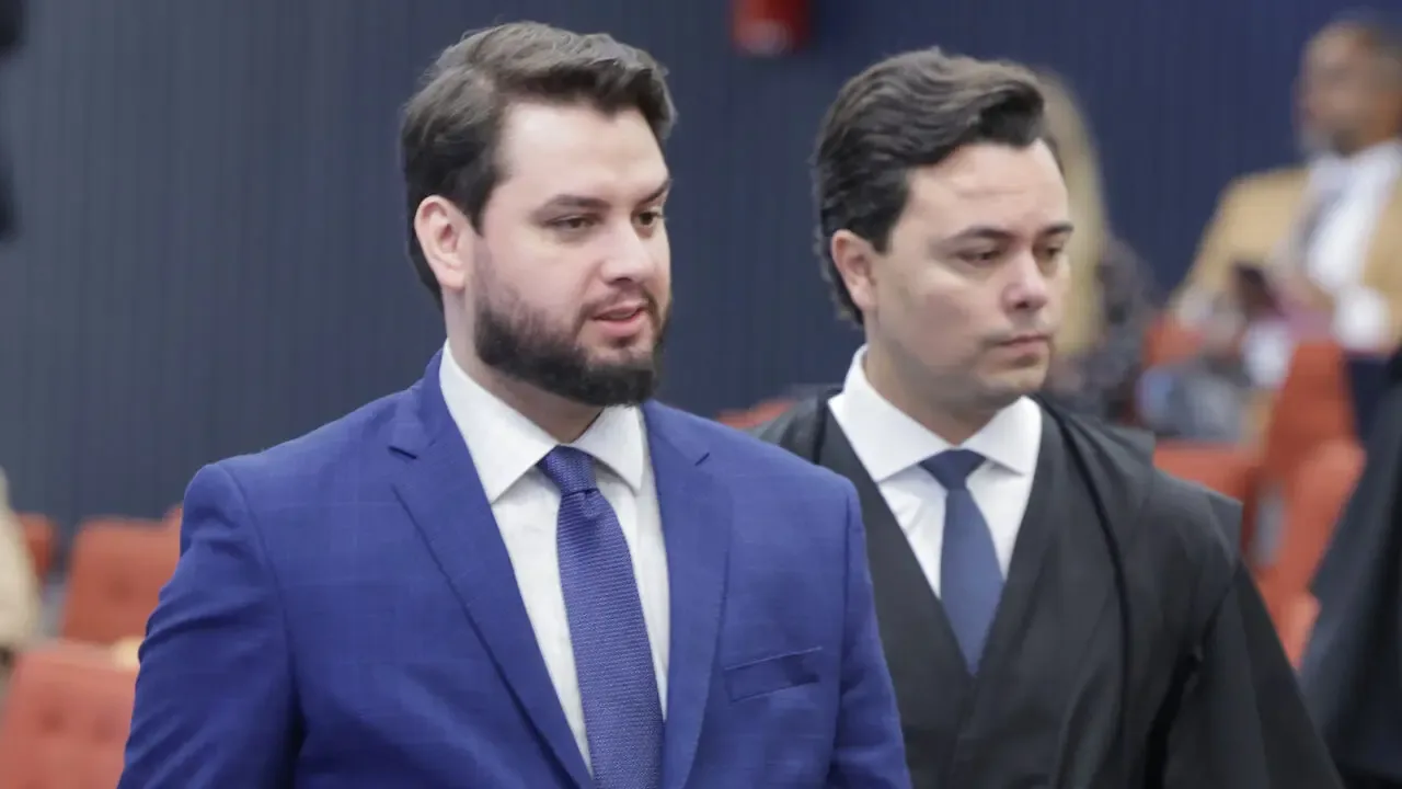 Filipe Martins durante depoimento em processo no Supremo Tribunal Federal