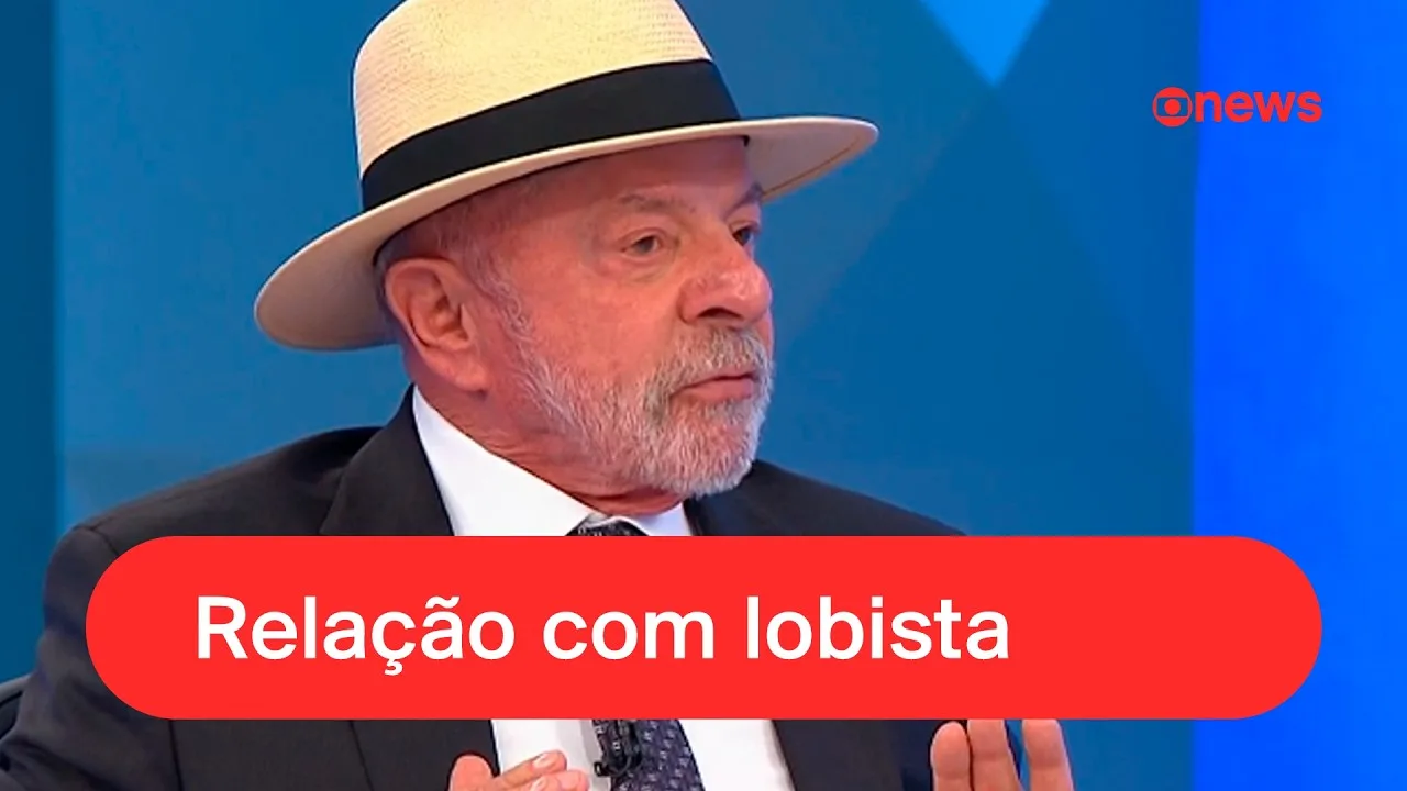 Lula responde sobre Roberta Luchsinger durante sabatina na TV Globo