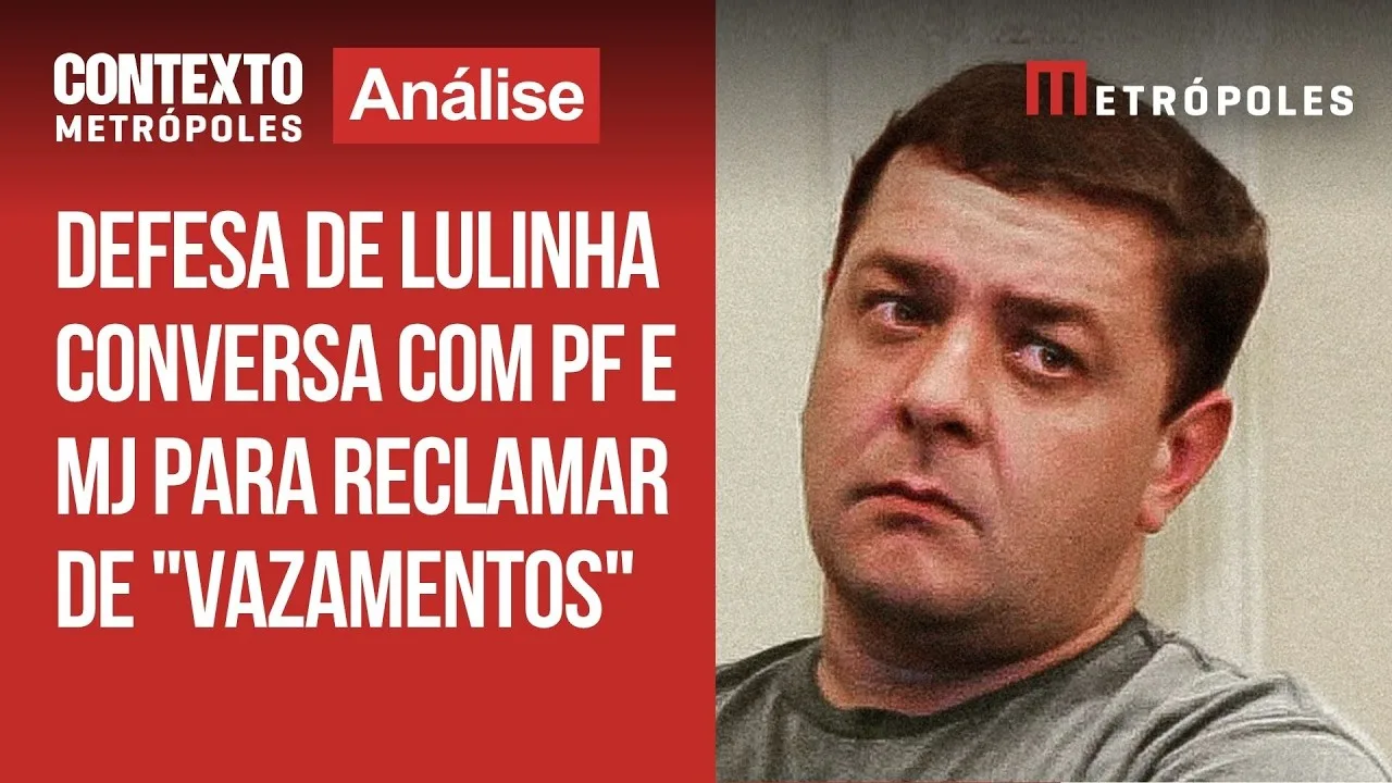 Lula e Polícia Federal em reportagem sobre vazamentos da investigação de Lulinha
