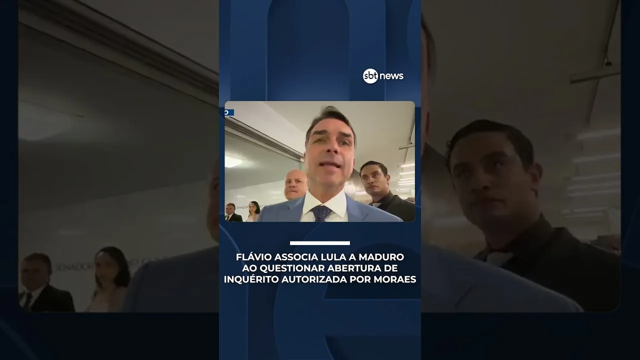 Flávio Bolsonaro critica a relação política entre Lula e Nicolás Maduro