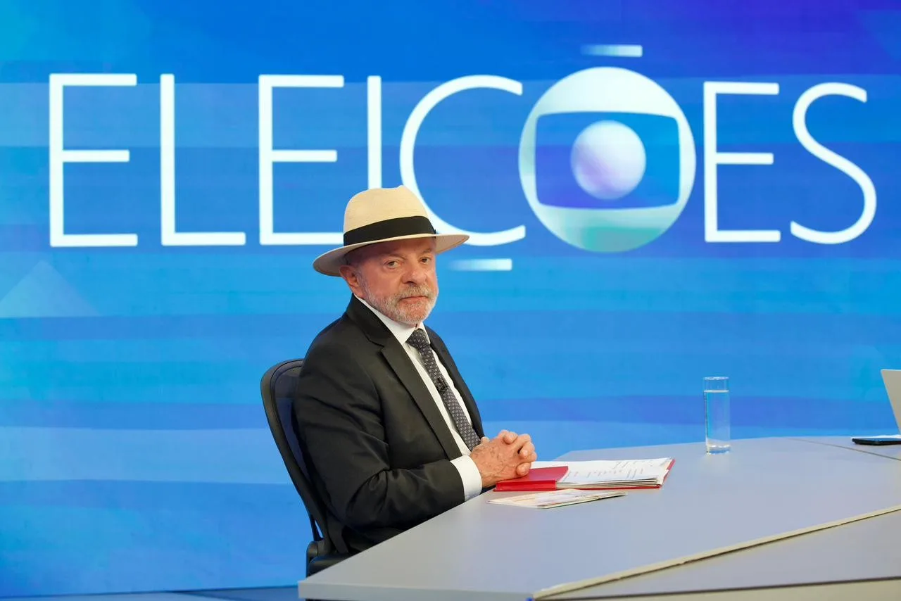 Presidente Luiz Inácio Lula da Silva durante entrevista à TV Globo
