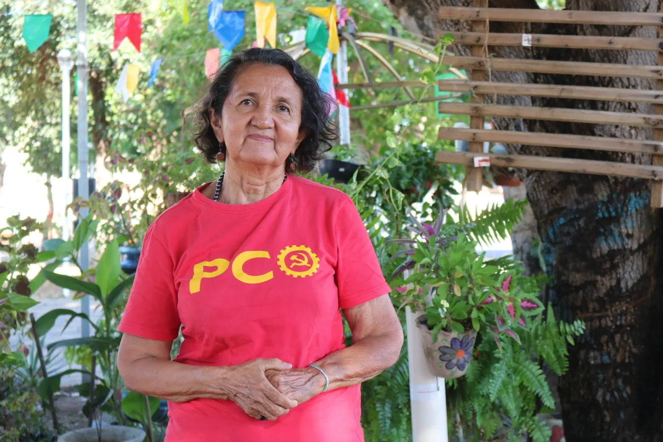 Candidata Lourdes Melo (PCO) ao governo do Piauí