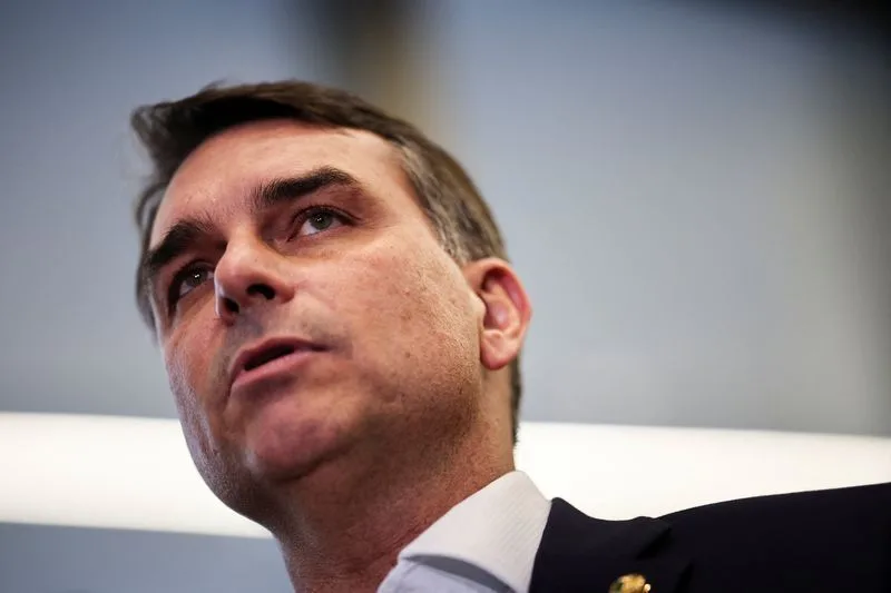 O senador e candidato à Presidência Flávio Bolsonaro (PL-RJ)