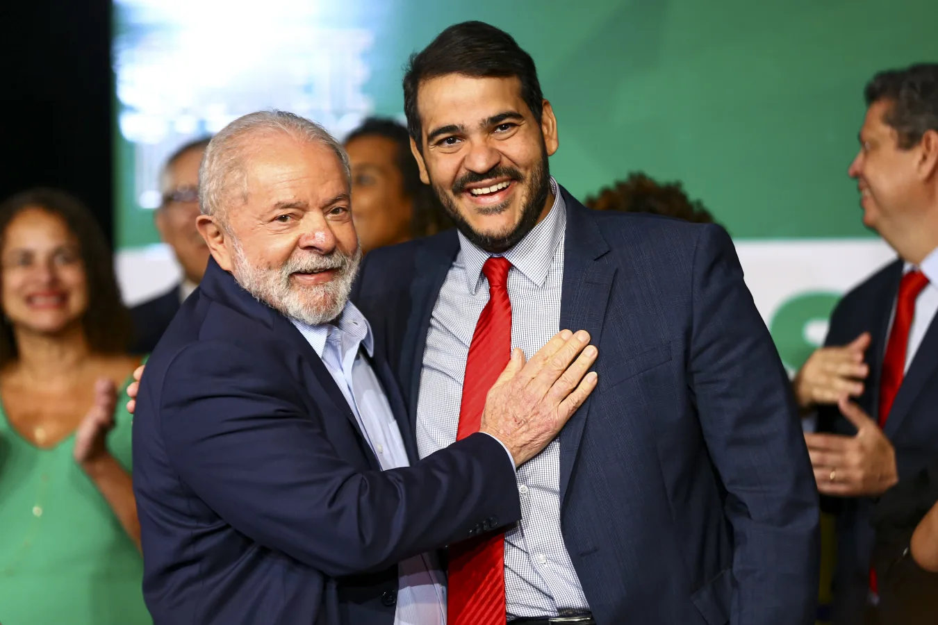 Lula e o advogado-geral da União Jorge Messias