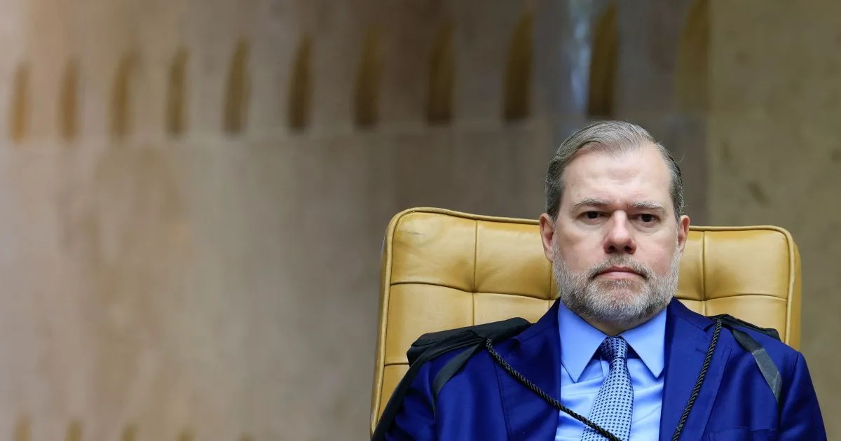 Ministro Dias Toffoli no plenário do STF, autor da frase de que atacar o Judiciário é atacar o pobre