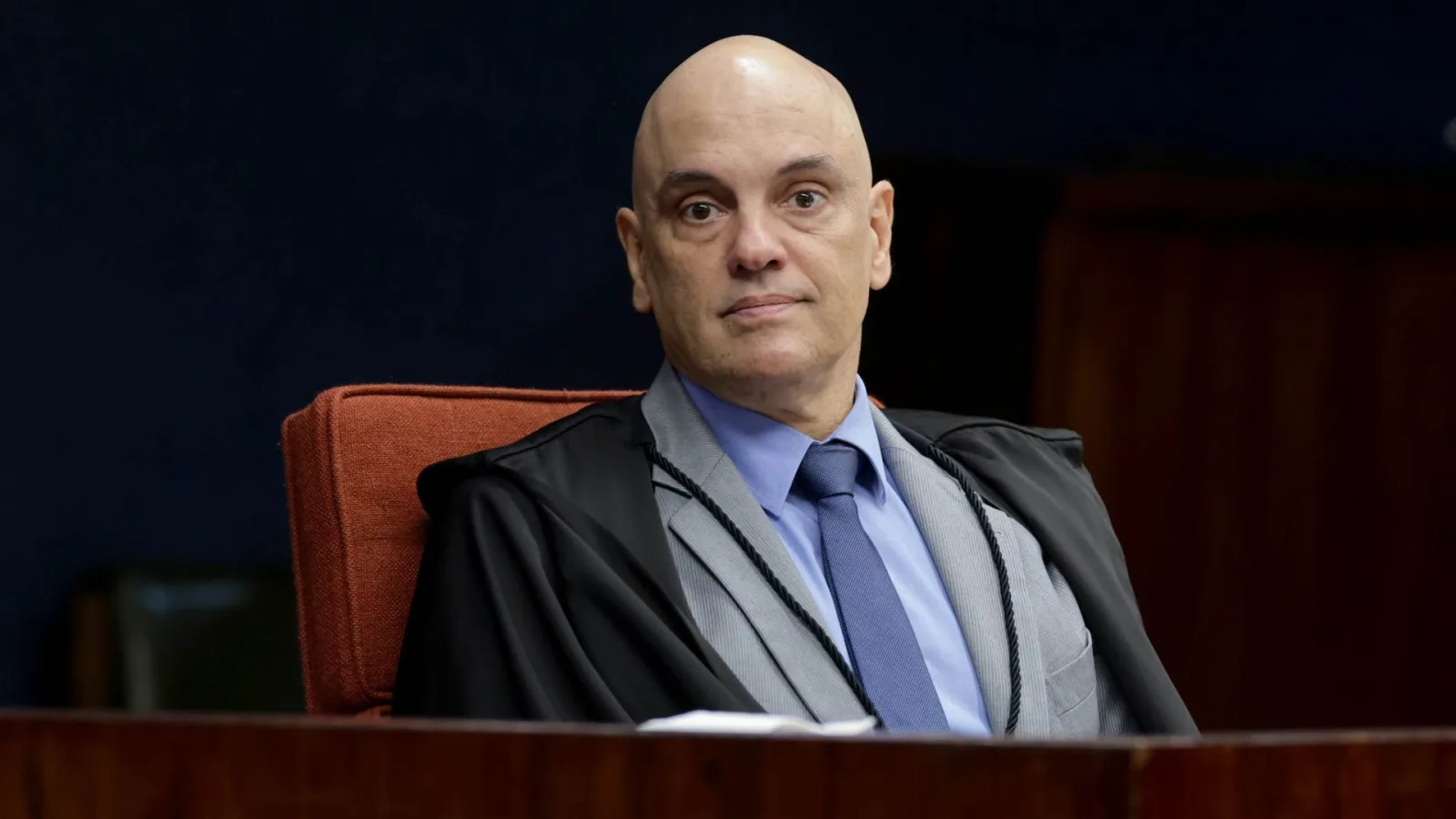 Alexandre de Moraes durante sessão do Supremo Tribunal Federal