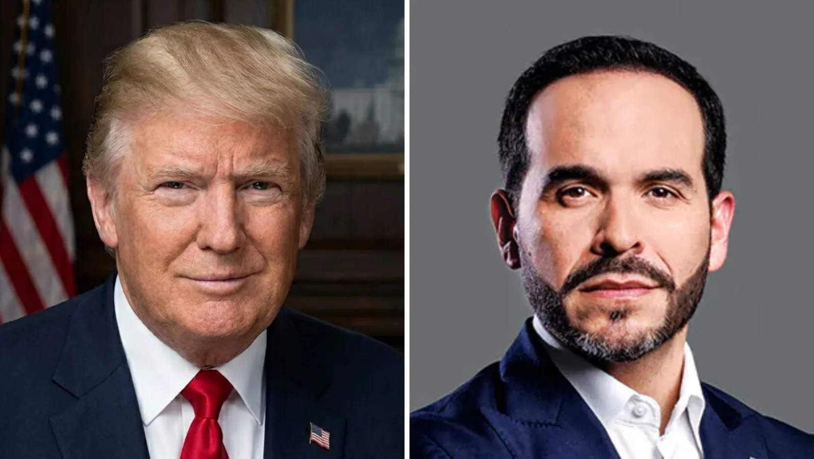 Donald Trump e o presidente colombiano Abelardo de la Espriella