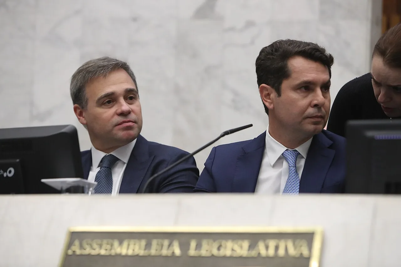 Ministro André Mendonça do STF durante sessão solene