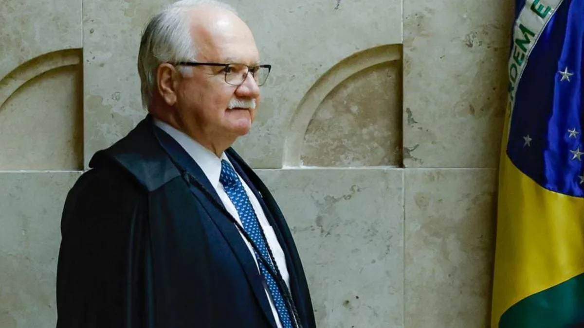 Ministro Edson Fachin, relator da Petição 16.662, no plenário do Supremo Tribunal Federal