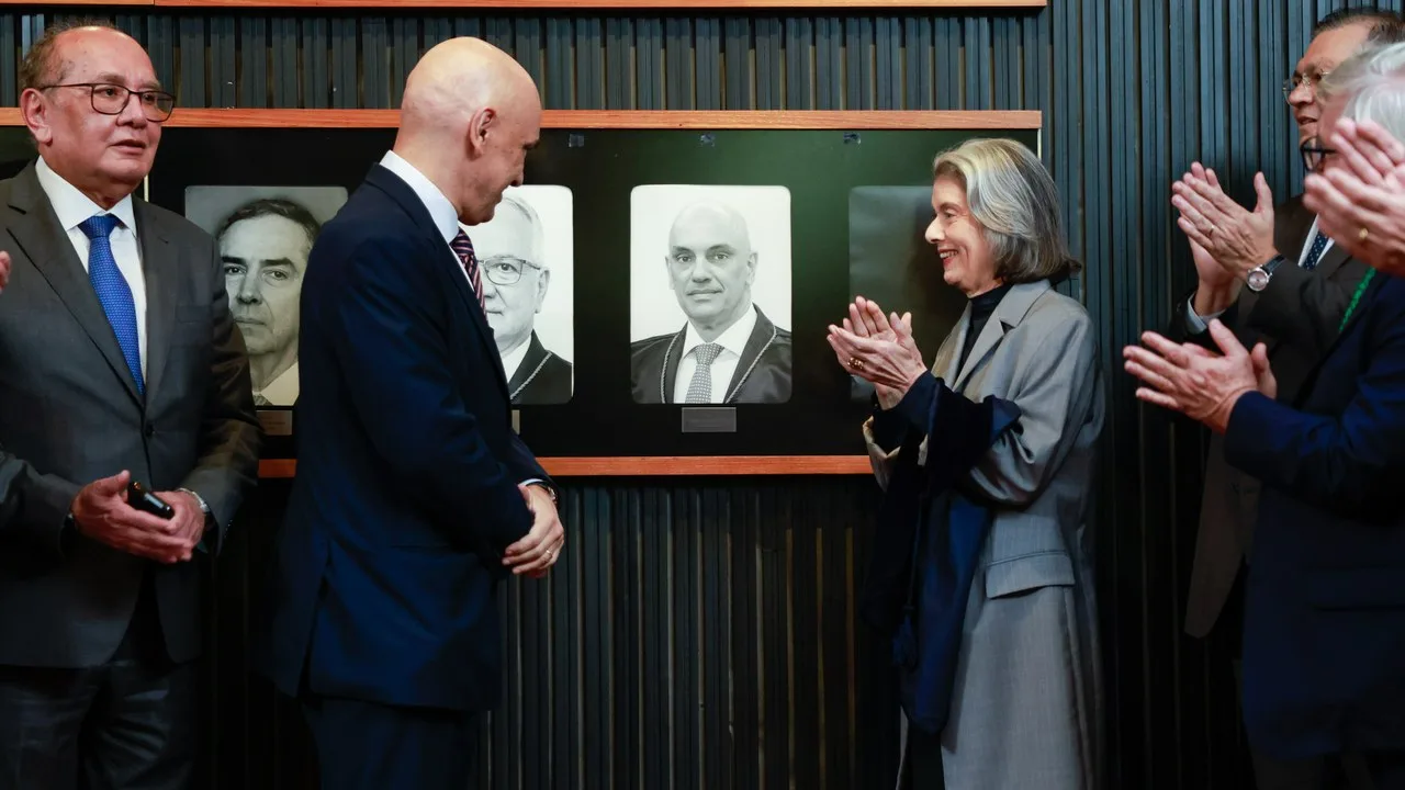Ministro Alexandre de Moraes do STF em cerimônia pública