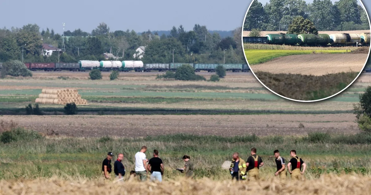 Fragmentos de drone encontrados perto de uma ferrovia estratégica na Polônia
