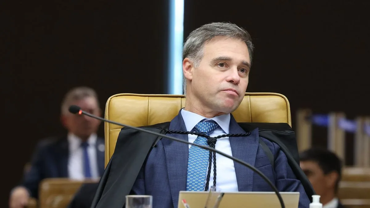 André Mendonça durante sessão do Supremo Tribunal Federal