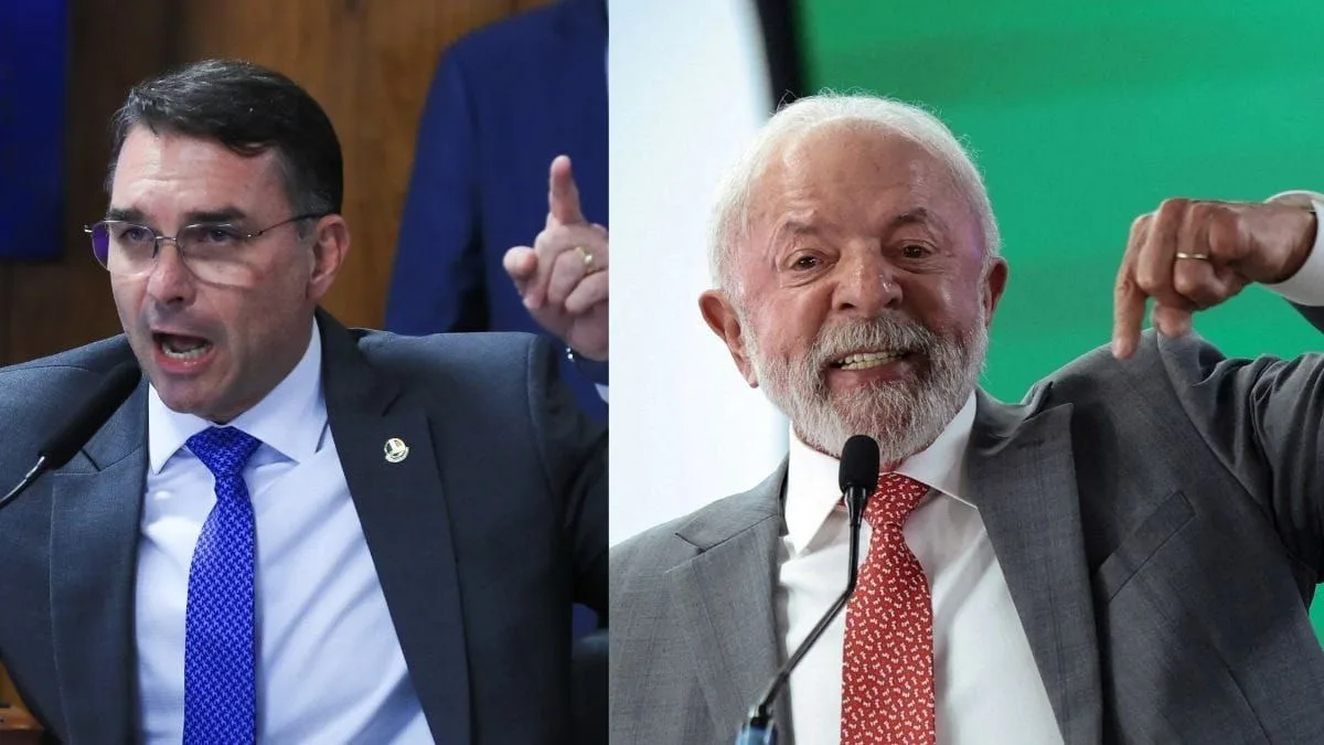 Flávio Bolsonaro e Lula disputam a preferência do eleitorado