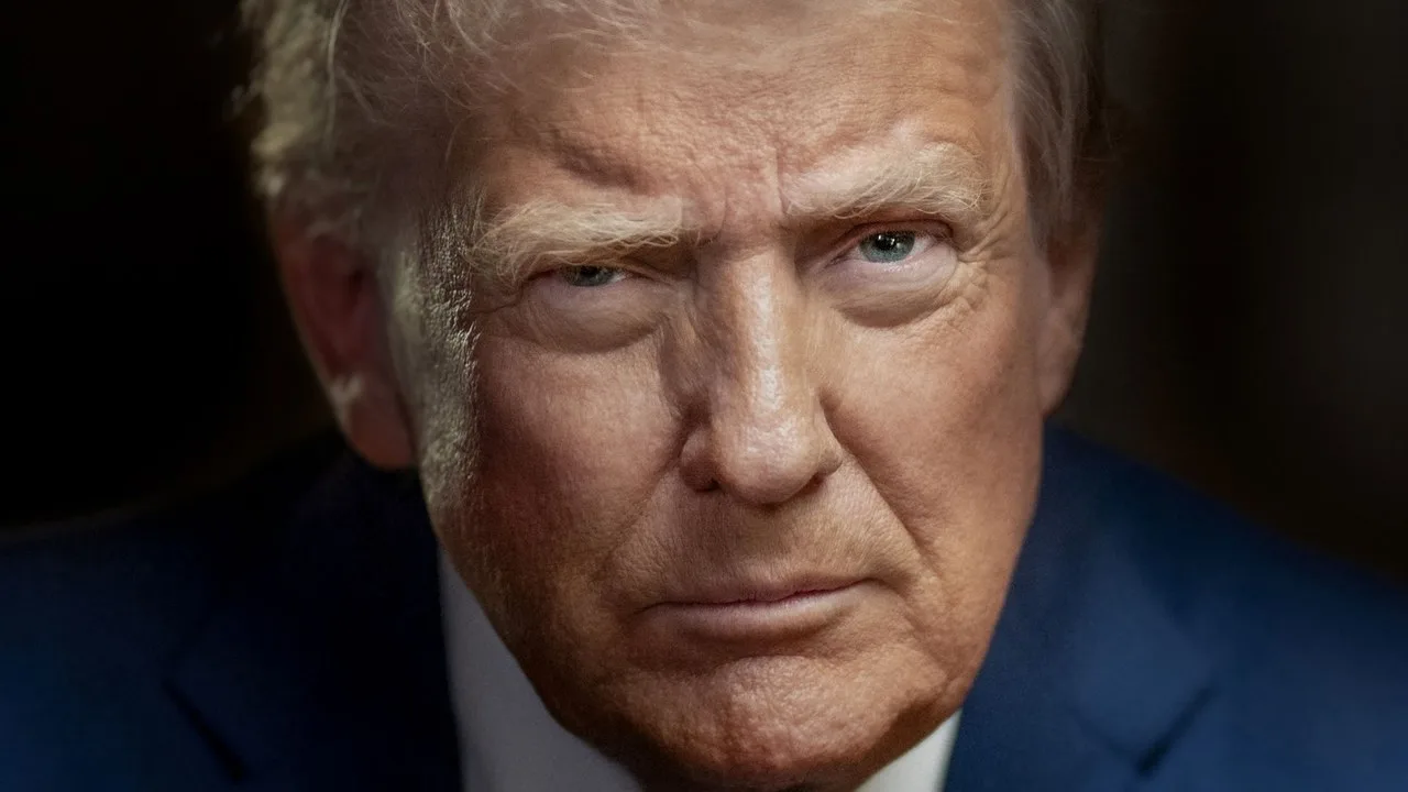 Presidente Donald Trump em retrato oficial